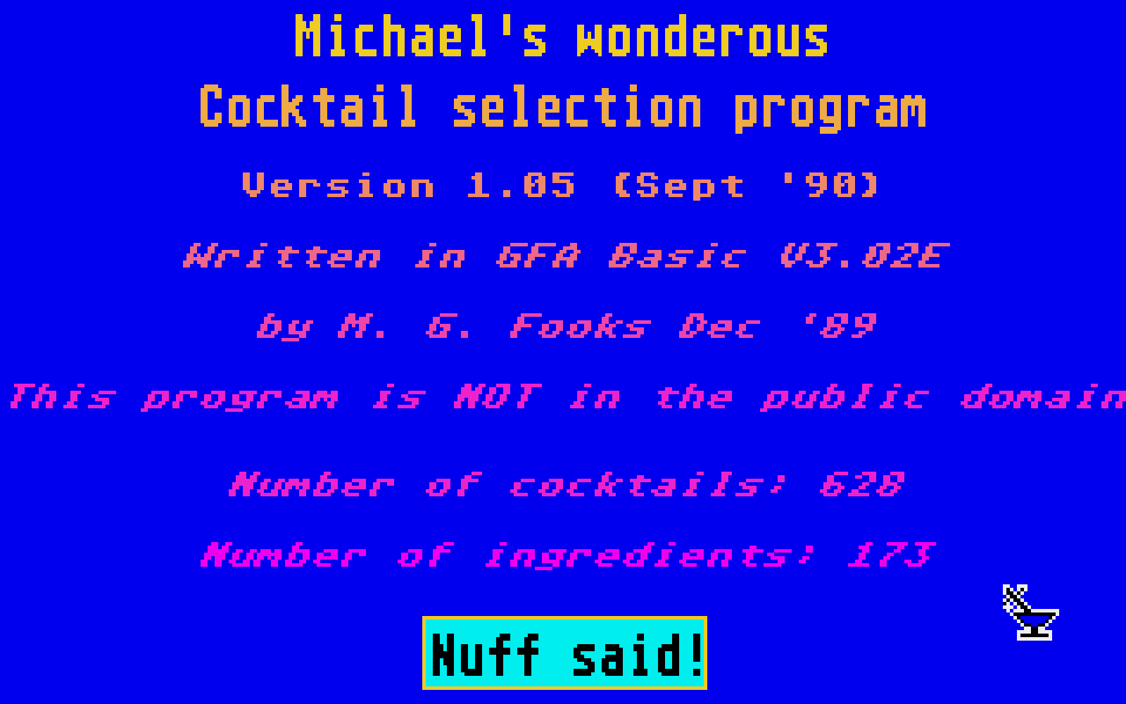 Cocktail Selector — screenshot 1